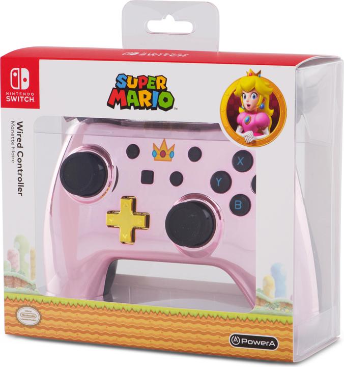 Produktbild PowerA Chrome Controller Pink Peach (Switch)