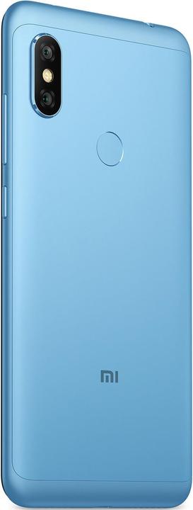 Actual product image Xiaomi Redmi Note 6 Pro (64 GB, Blue, 6.20", Hybrid Dual SIM, 4G)