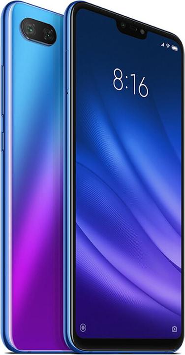 Produktbild Xiaomi Mi 8 Lite (128 GB, Aurora Blue, 6.26", Hybrid Dual SIM, 4G)