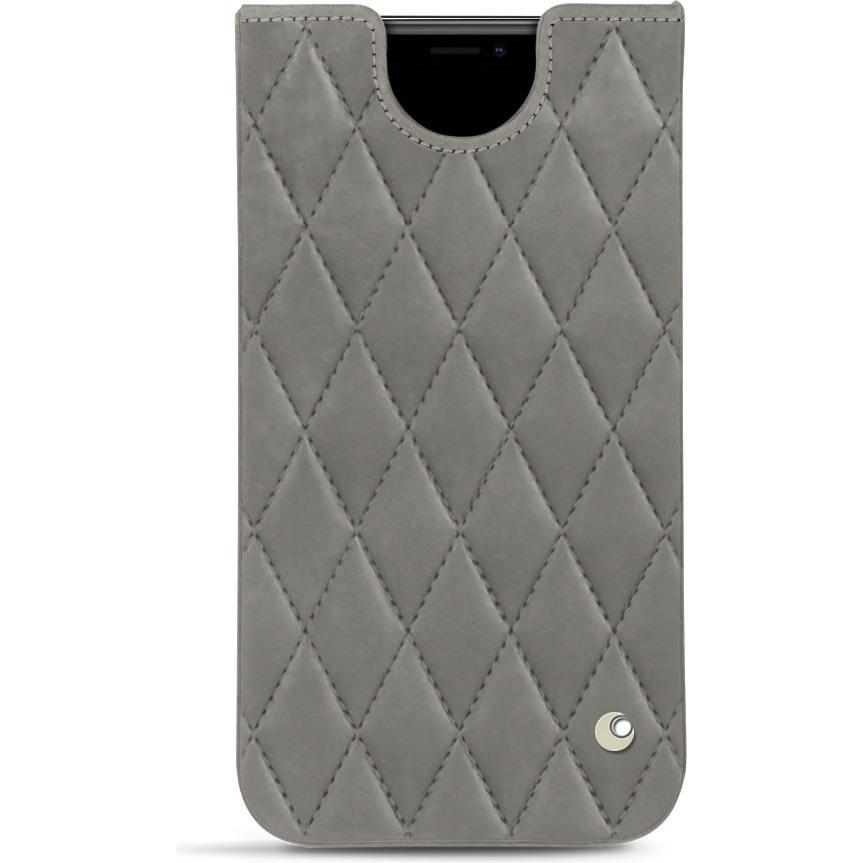 Noreve Lederschutzhülle (Apple iPhone 11 Pro), Smartphone Hülle, Grau