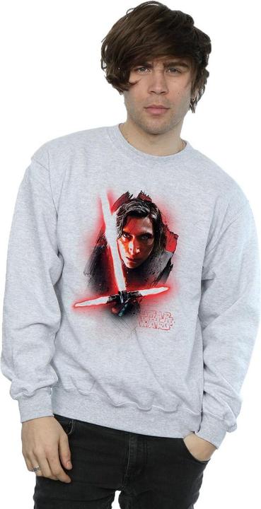 Actual product image Star Wars Mens Kylo Ren Brushed Cotton Sweatshirt (XL)
