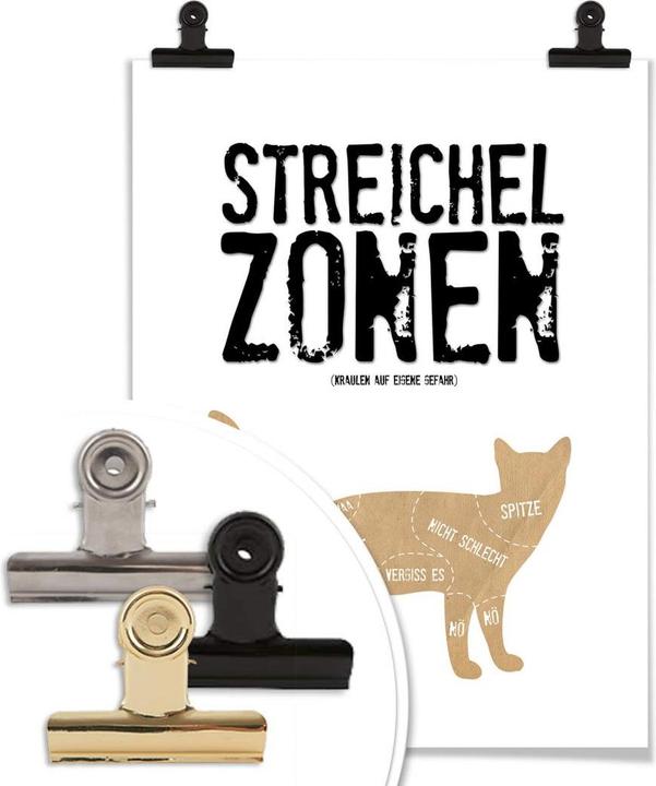 Actual product image Trenddeko Petting zones - cat (30 x 40 cm)