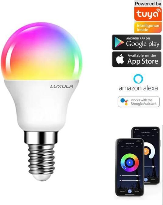 Label énergétique Luxula Lampe LED (E14, 454 lm, 1x)