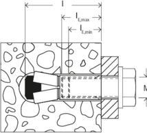 Actual product image Fischer Zykon drop-in anchor FZEA II 10x40 M8 (100 pcs.)