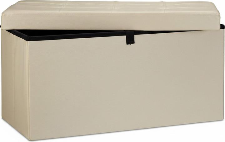 Immagine prodotto Relaxdays Spazio di stoccaggio su panchina (76 cm)