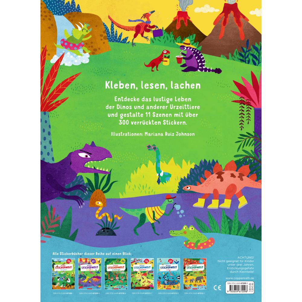 Thumbnail - Coppenrath, Sticker, Wimmel-Stickerwelt – Dinos & Co