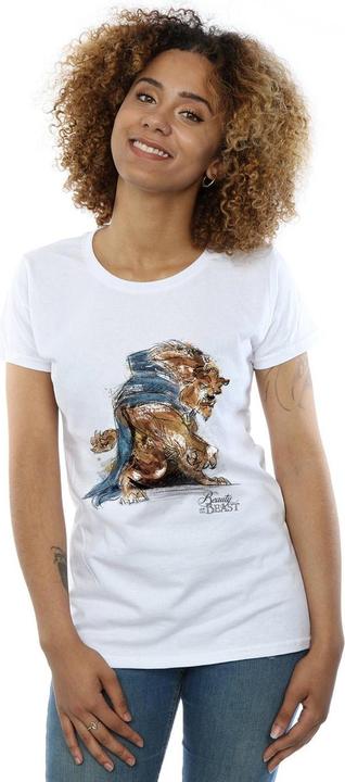 Immagine prodotto Disney Beauty And The Beast Beast Sketch Maglietta Donna (M)