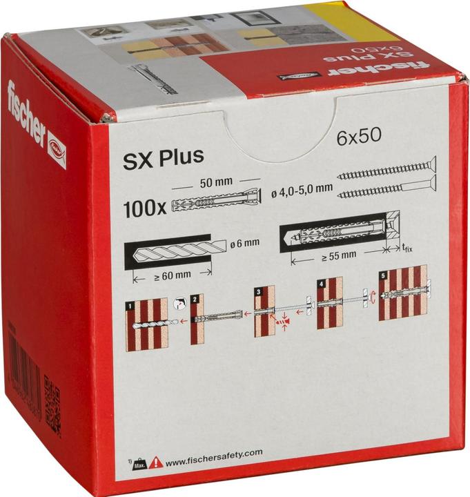 Image du produit Fischer Cheville à expansion (100 pcs)