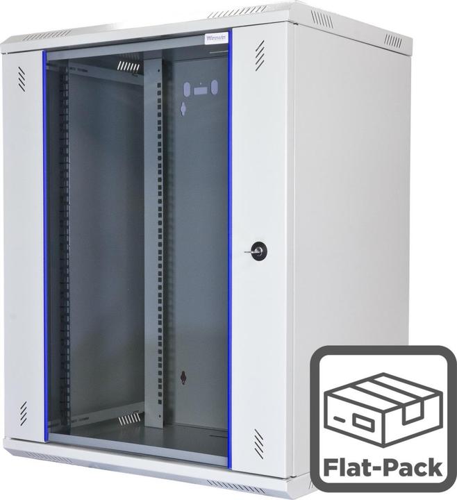 Produktbild Wirewin Wandschrank 600X450X9U Pro 2nd Gen FP 19 / 9HE / Hellgrau (9 HE, 19 Zoll Rack)