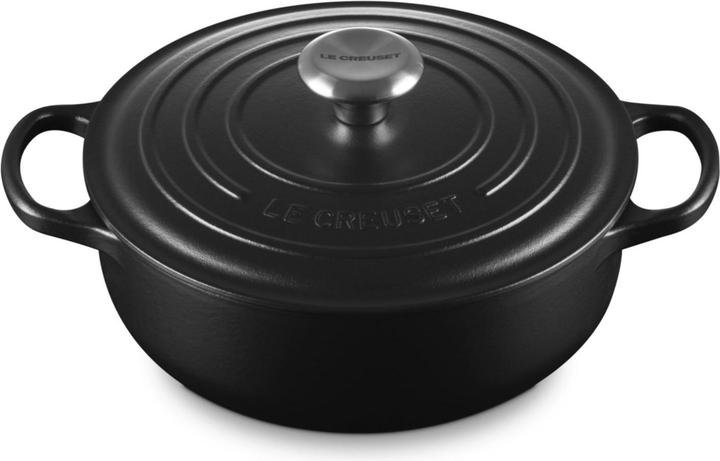Produktbild Le Creuset Sauteuse Sig 24 cm Schwarz (Gusseisen, 24 x 14.70 cm)