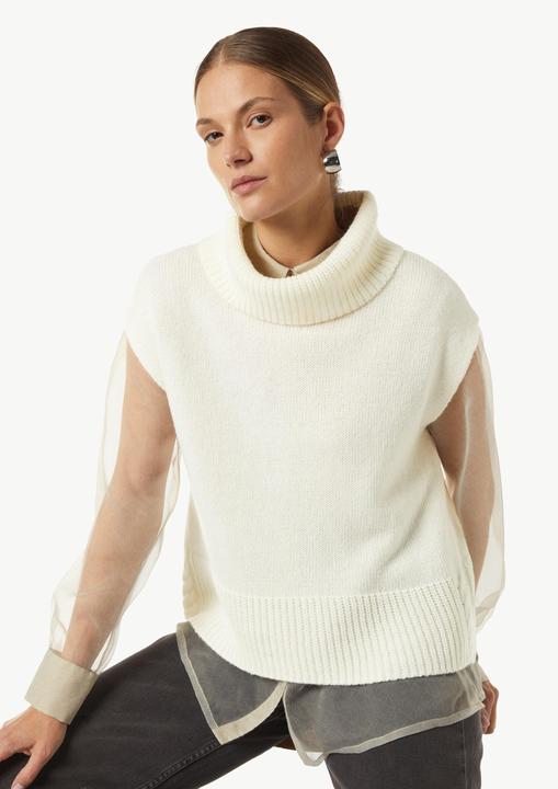 Actual product image Comma Strickpullunder Strickpullunder mit Zopfmuster am Saum (36)