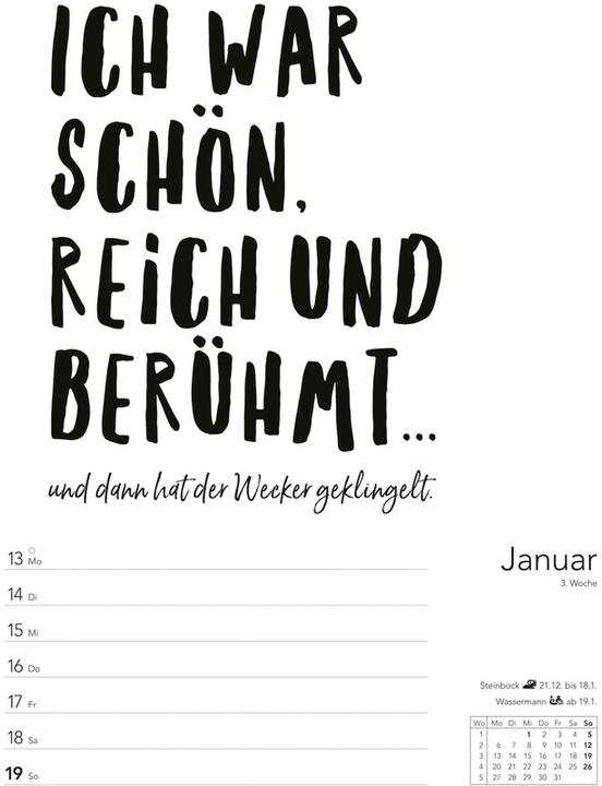 Actual product image Harenberg Typo-Sprüche (25 x 35.5 cm, No binding, German)