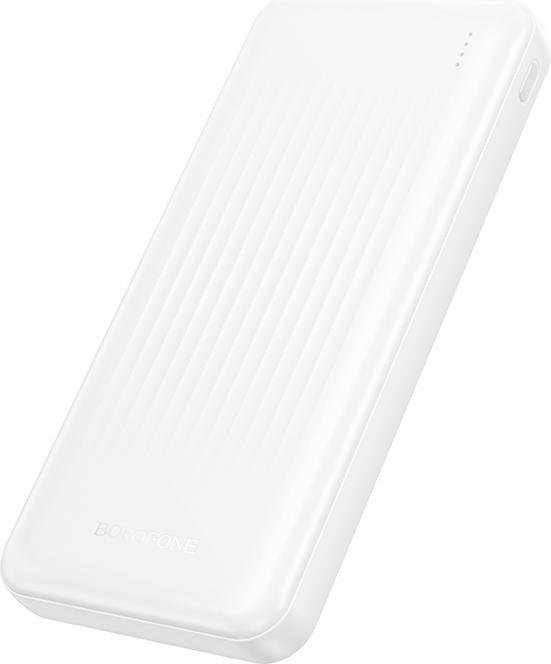 Immagine prodotto Borofone Powerbank 10000mAh BJ80 Clever - 2xUSB + Typ C - QC 3.0 22,5W PD 20W weiss (10000 mAh, 22.50 W, 37 Wh)