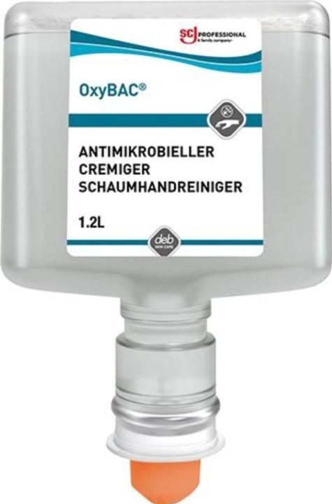 SC Johnson Hand cleaner OxyBAC Foam Wash cartridge with 1.2 litres (Liquid soap, refill, 1200 ml)