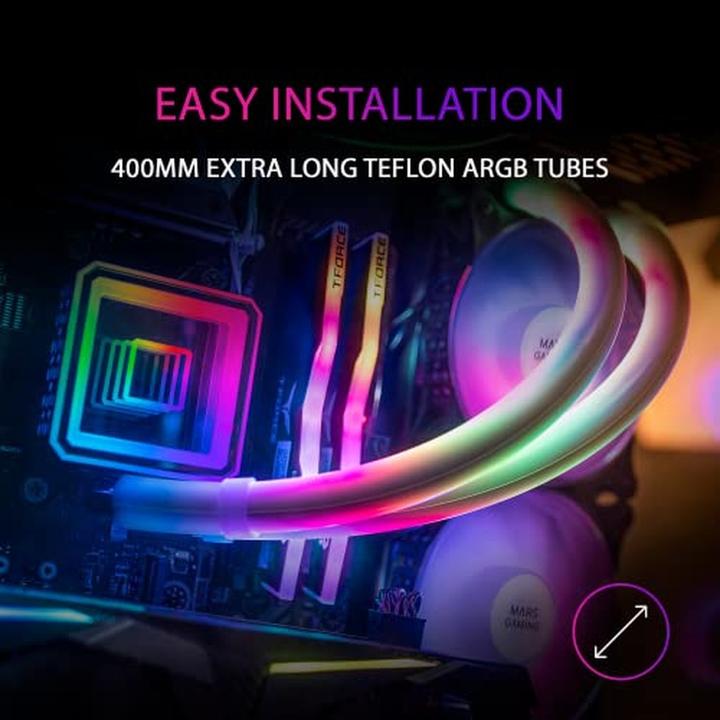 Immagine prodotto Mars Gaming KIT WATERCOOLING AIO ML-ULTRA240 RGB - 240MM (NOIR)