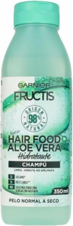 Image du produit Garnier Shampooing hydratant à l'aloe vera Fructis Hair Food 350 ml (350 ml, Shampoing liquide)