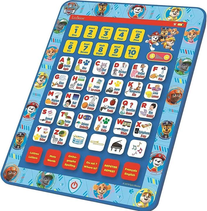 Produktbild Lexibook Paw Patrol Bilinguales zweisprachiges Lerntablet Englisch/Französisch (Englisch, Französisch)