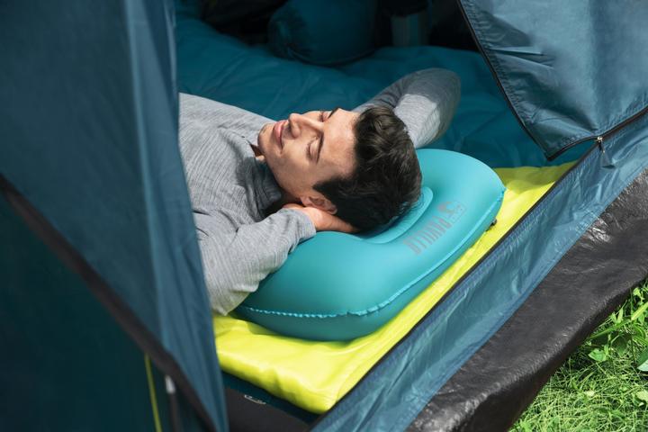 Actual product image Bestway Pavillo 18.5" x 12" x 6"/47cm x 31cm x 15cm ToughLite Flex Pillow, Blue, Monochromatic, Rect