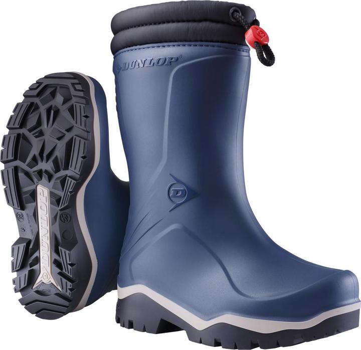 Dunlop Blizzard Gevoerde Kinderlaars Blauw - Maat 35 (35)