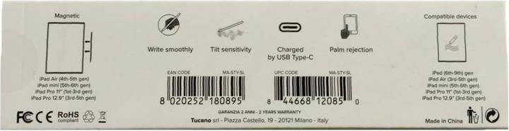 Actual product image Tucano Pen compatible with Apple iPads