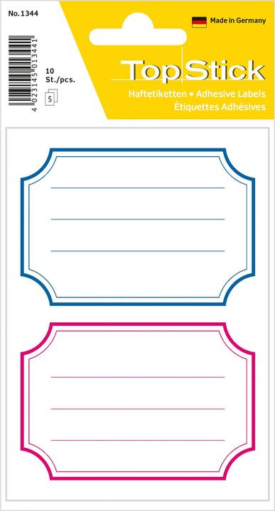 Actual product image TopStick Buchetiketten