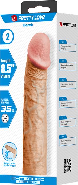 Produktbild Pretty Love - Derek Penishãoelle Mit 7,6 cm Verlã„Ngerung Fleisch