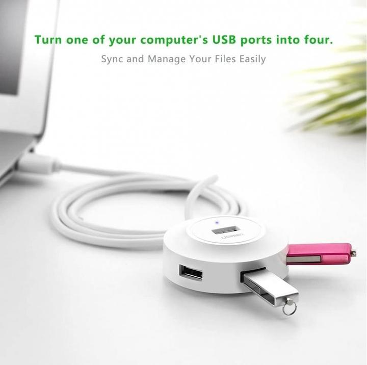 Immagine prodotto Ugreen Hub USB 2.0 a 4 vie (USB-A, 4 porte)