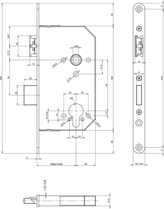 Productafbeelding Assa Abloy Graag onderhouden in Hybris of basis datatekst in SAP-ERP in IT!!! (Insteekslot)