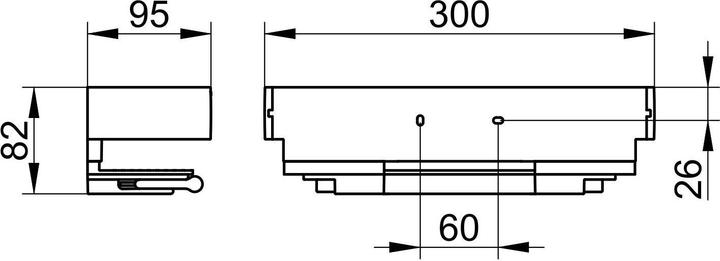 Productafbeelding Keuco Edition 11 Duschkorb mit Glasabzieher