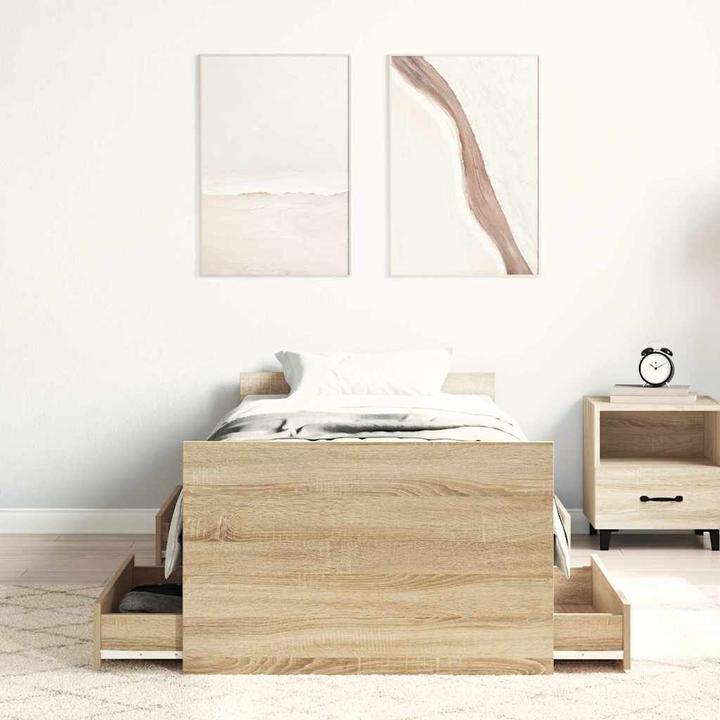 Actual product image vidaXL Bettgestell (100 x 200 cm)