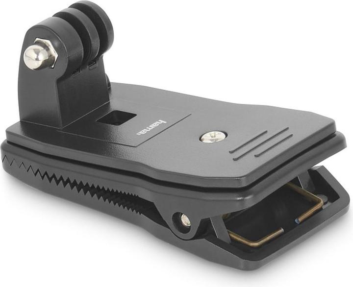 Actual product image Hama Klemhouder For Actioncam 360 Rotatable Clip For Backpack Fiets