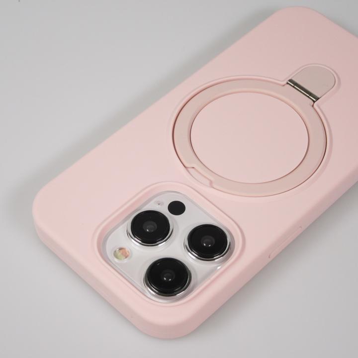 Actual product image PhoneLook Silicone matt MagSafe cover with retaining ring (Apple iPhone 14 Pro Max)