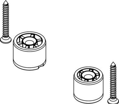 Actual product image Servetto Unsichtbare Halterung zu Kleiderstange