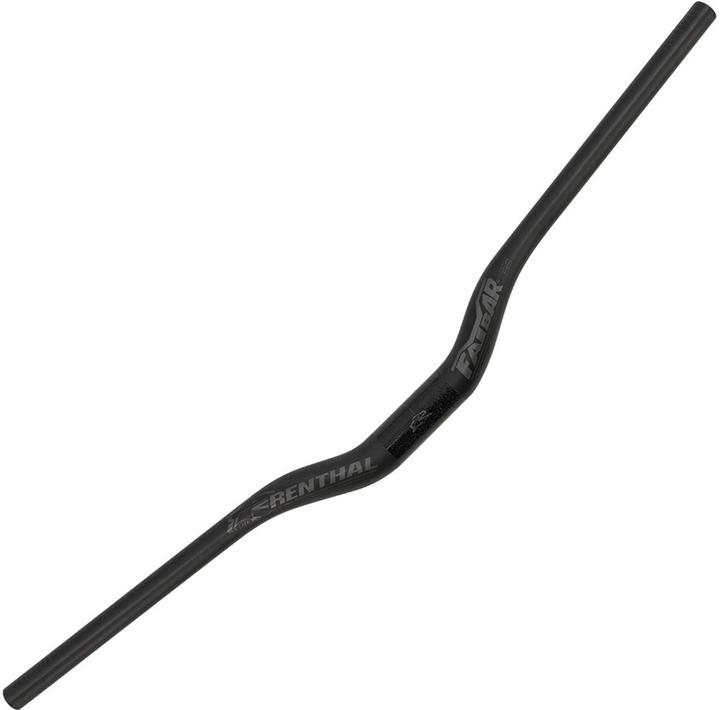 Actual product image Renthal V3 Fatbar Carbon Riser Handlebar, 35.0, 800x40mm, carbon/gold (35 mm)