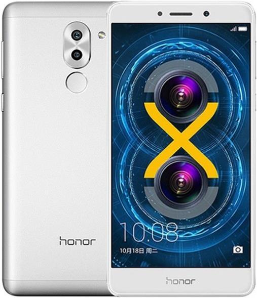 Actual product image Honor 6x (32 GB, Silver, 5.50", Hybrid Dual SIM, 4G)