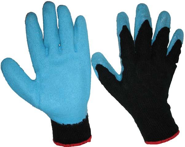 RAW Rice RWDM Dragon protective gloves, black-blue, M size, 6 pieces (M)