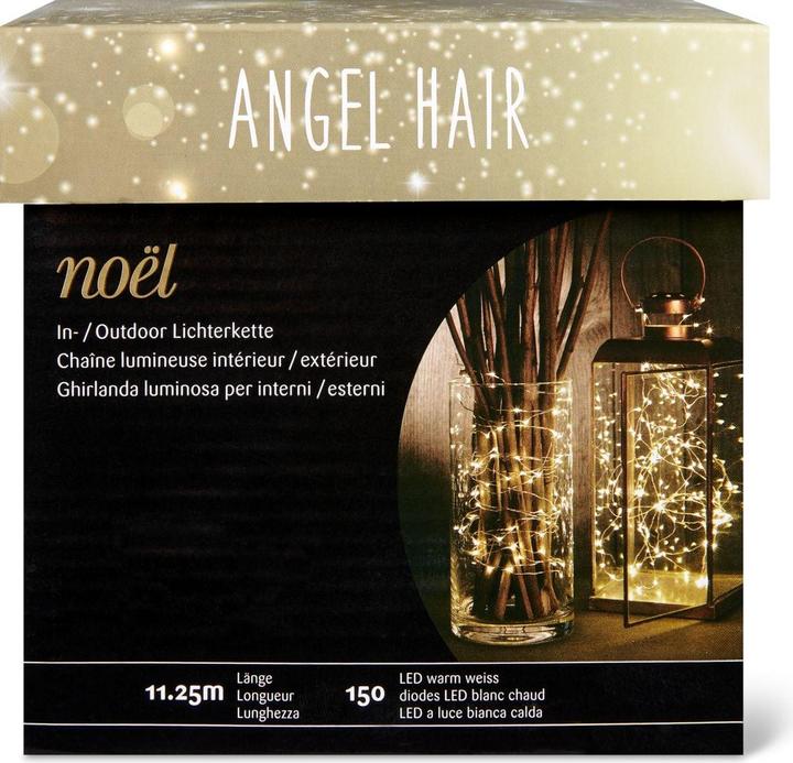 Produktbild Noel In-/Outdoor Angel Hair Lichterkette, 1125cm (11.25 m)