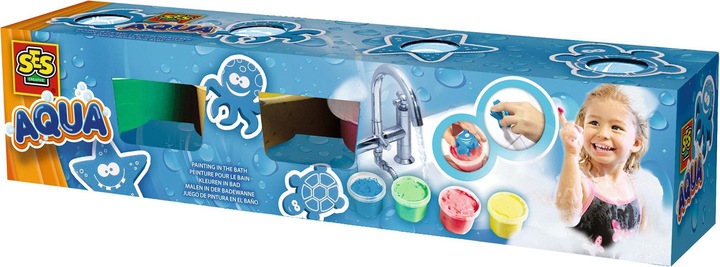 Ses Aqua Malen in der Badewanne