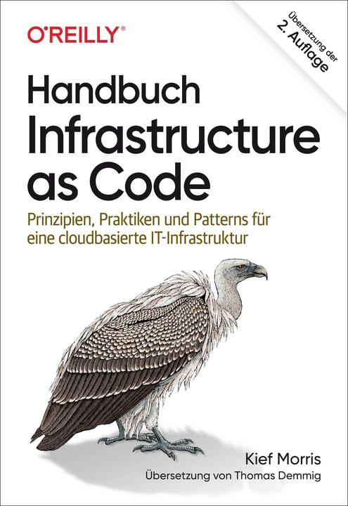 Actual product image Handbuch Infrastructure as Code (German, Kief Morris, 2021)