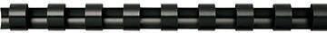 Actual product image Fellowes Plastic binder spines A4 50 pcs - 25 mm, black