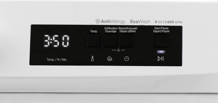 Image du produit Daewoo WM814T1WA0CH (8 kg, Gauche)