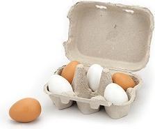 Actual product image New Classic Toys Wooden eggs