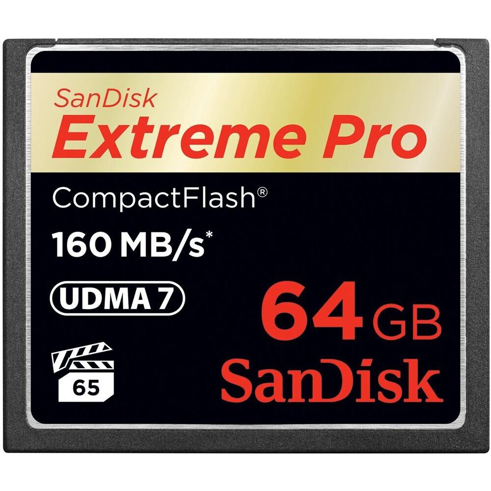 SanDisk Extreme Pro Compact Flash (64 GB, CF), Speicherkarte