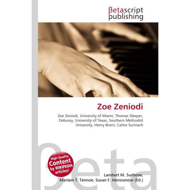 Zoe Zeniodi, Fachbücher