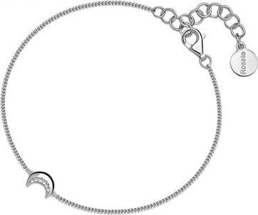 Actual product image Rosato - Silver bracelet Moon with zircons Allegro RZAL049