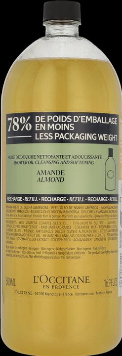 Image du produit L'Occitane Eco-recharge huile de douche amande (500 ml)