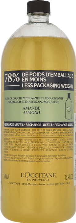Produktbild L'Occitane Mandel Duschöl Nachfüllpackung (500 ml)