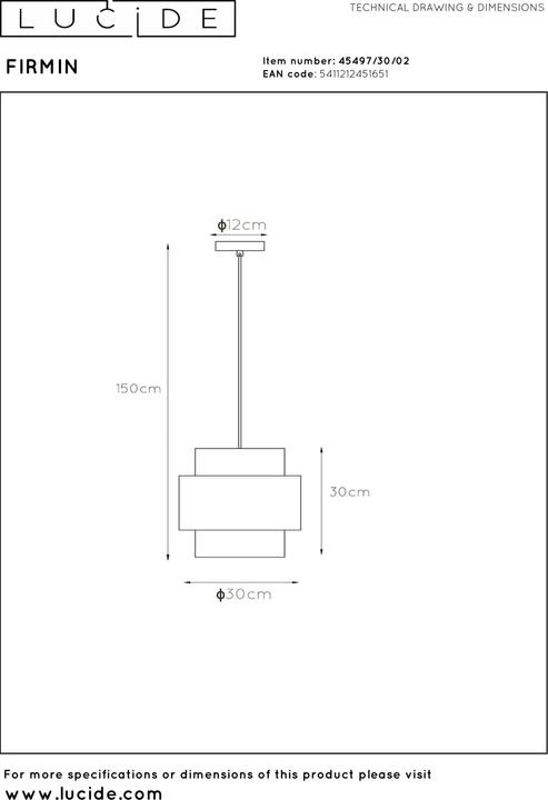 Produktbild Lucide Firmin (E27)