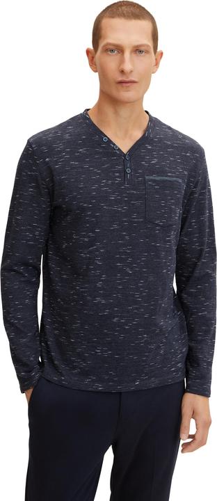 Actual product image Tom Tailor Longsleeve Langarmshirt mit Henleyausschnitt (M)