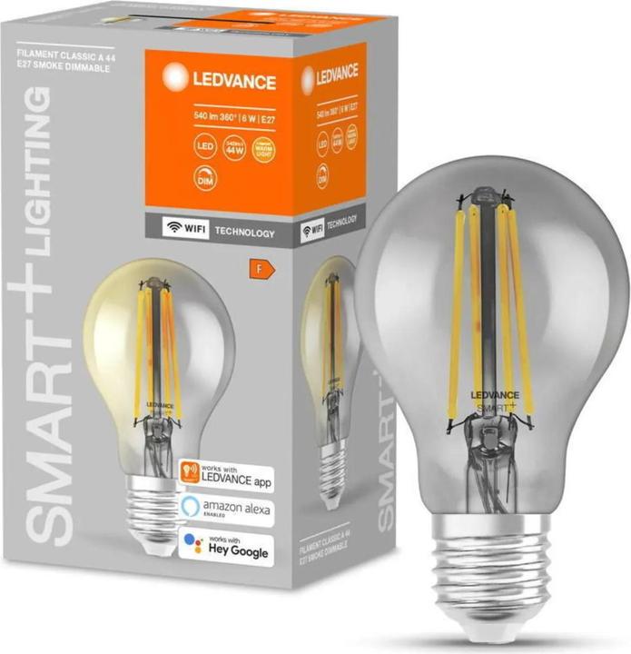 Produktbild Ledvance Smart+ Wifi Filament Classic (E27, 6 W, 540 lm, 1 x, F)